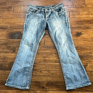 Maurice’s bootcut jeans light wash. Size 11/12 short.